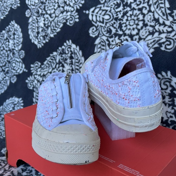 Converse Chuck Taylor 70 OX White/Bright Poppy/Egret WMNS - Picture 10 of 16